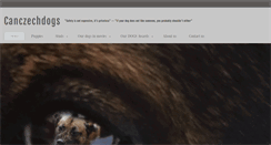 Desktop Screenshot of canczechdogs.com